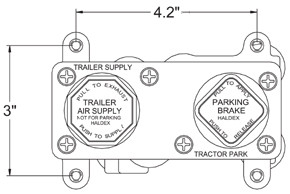 Haldex KN20611: Hand Valve - 12-Month Warranty