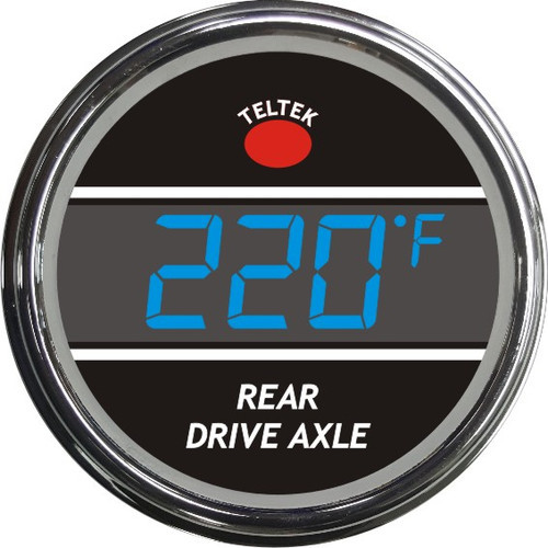 763 TELTEK BLUE REAR AXLE TEMPERATURE GAUGE PETERBILT