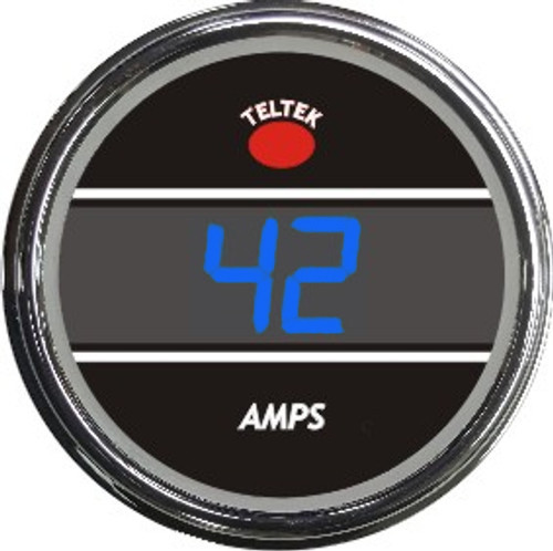780 TELTEK BLUE AMP METER GAUGE PETERBILT