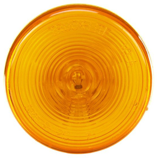 10202Y3 10 SERIES, INCANDESCENT, YELLOW ROUND, 1 BULB, MARKER CLEARANCE LIGHT, PC, PL-10, 12V, BULK