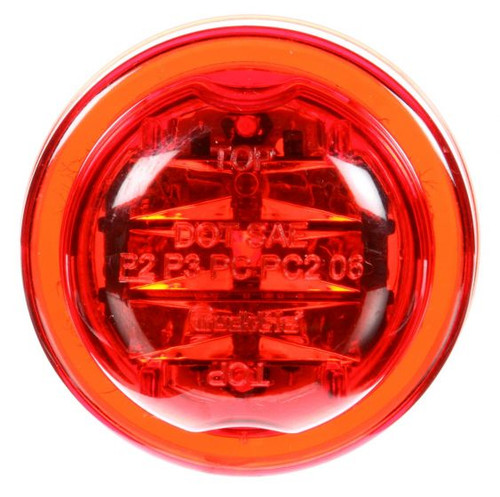 10275R3 10 SERIES, HIGH PROFILE, LED, RED ROUND, 8 DIODE, MARKER CLEARANCE LIGHT, PC, PL-10, 12V, BULK