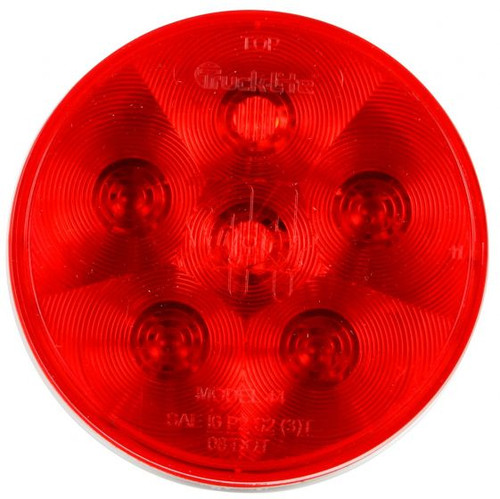 44982R3 SUPER 44, LED, RED, ROUND, 6 DIODE, STOP/TURN/TAIL, DIAMOND SHELL, FIT 'N FORGET S.S., 12V, BULK