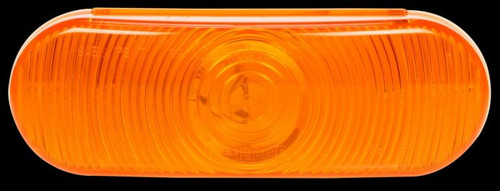 Truck-Lite 60283Y3 - 60 Economy Incandescent Yellow Oval Front Park Turn Signal Light, 12V, PL-3 Connector, Bulk