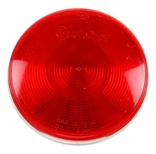 40209R3 40 SERIES, INCANDESCENT, RED, ROUND, 1 BULB, STOP/TURN/TAIL, PL-3, 24V, BULK