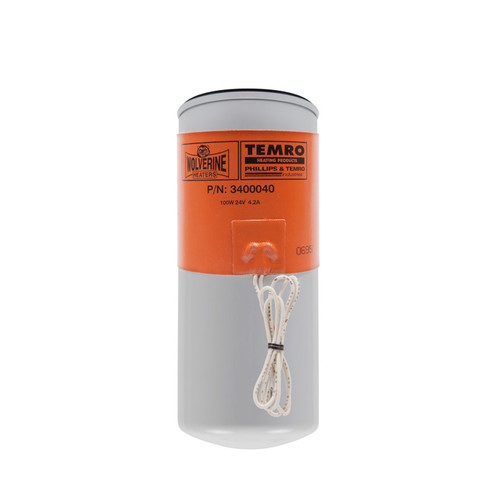Zerostart 3400040 - Diesel Fuel Filter Heater Wrap, 100W 24V 12.0"x 4.0"