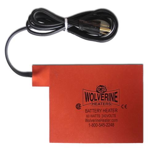 3400086 SILICONE PAD BATTERY - 60W 240V 0.5A - 8-1/2" (