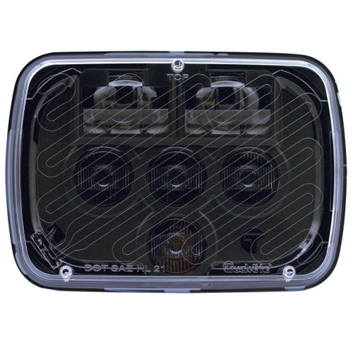 Truck-Lite 37455CP - 5x7 inch Rectangular LED Headlight Heated Projector