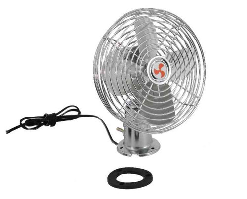 25-10030 2 SPEED FAN CHROME 12 VOLT DASH MOUNT