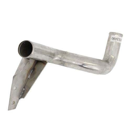 75WS3490 WESTERN STAR PTR LOWER STAINLESS STEEL COOLANT TUBE W/ BRACKET GENERIC TO LATE MODEL