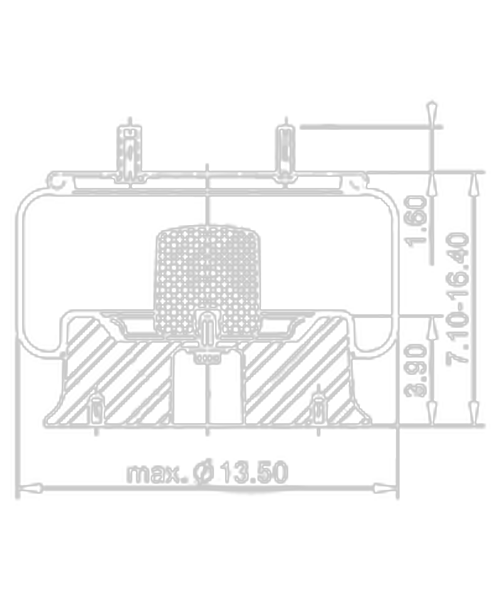 AS-81132 REYCO AIR BAG SPRING