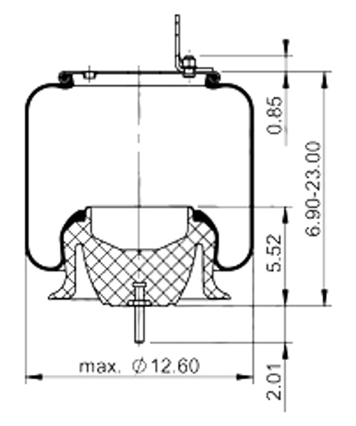 AS-81154 VOLVO AIR SPRING CONTITECH