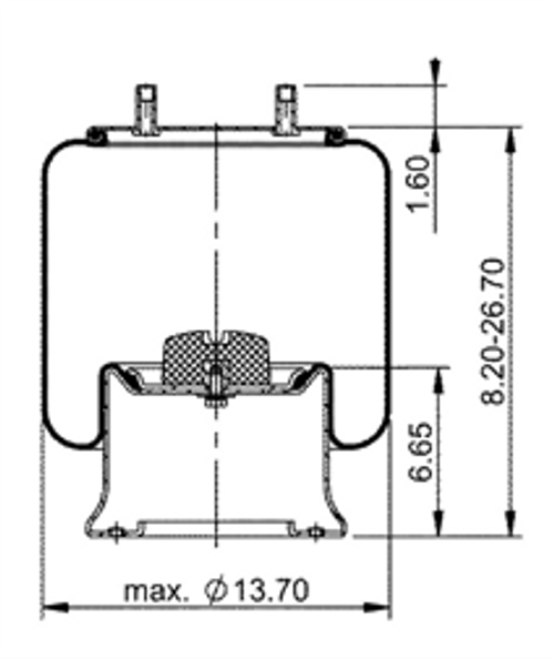 AS-81179 HENDRICKSON AIR BAG SPRING