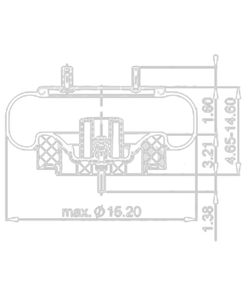 AS-81226 MERITOR AIR SPRING CONTITECH