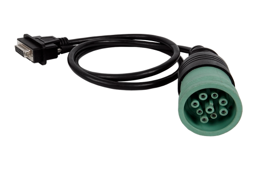 JDC217.9 DEUTSCH 9 PIN TYPE 2 GREEN (V9) DIAGNOSTICS CABLE