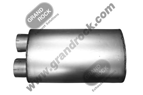 Grand Rock M-121 - 5" Muffler Type 3 10" X 15" X 26" ID/ID Aluminized Steel