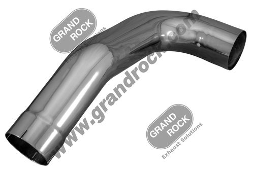 KW-1317LC 5" 2-BEND ID/OD PIPE LEFT CHR