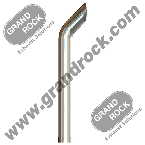 BH7-72EXC 7" X 72" BULLHORN STACK I.D.; CHROME