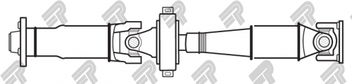 2792-557 BMW MANUAL DRIVE SHAFT