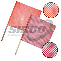 WF1001DO 18"X18" ORANGE WARNING FLAG