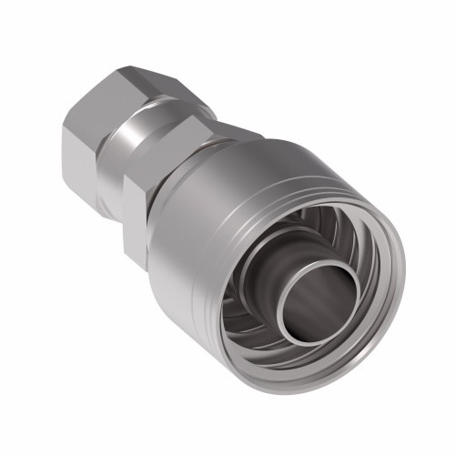 08ZR-608 HOSE END (PERM) 1S/1R