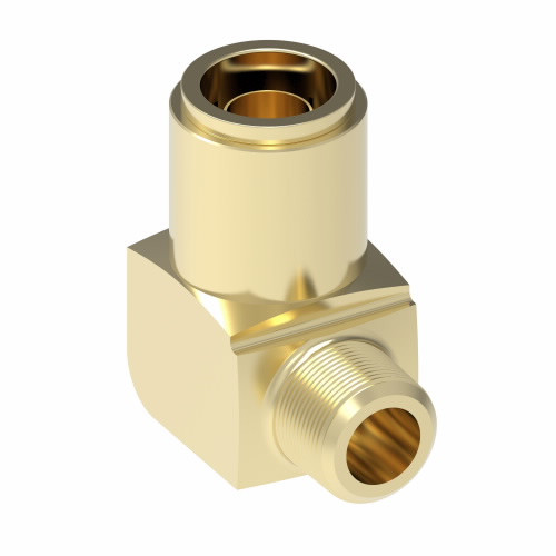 1869X4X4 QCAB ADAPTER BRASS