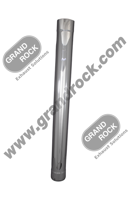 Grand Rock S5-51EXEXC - 5" X 51" Straight Stack ID/ID Chrome
