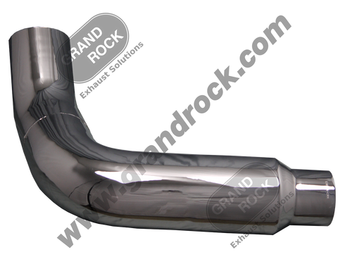 KW7-1271LC 7"2-BEND OD/R5"OD PIPE LEFT CHR