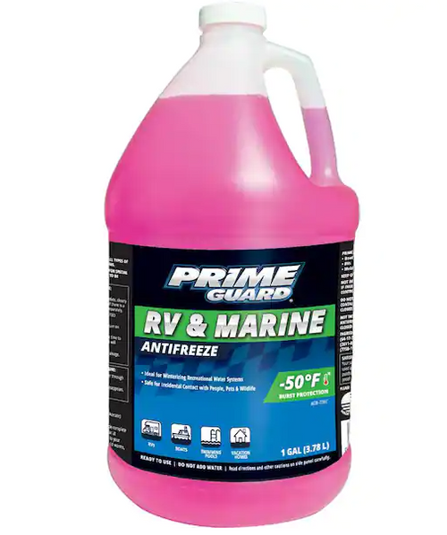 PRIM95806 RV / MARINE ANTIFREEZE COOLANT PINK 1 GALLON -50