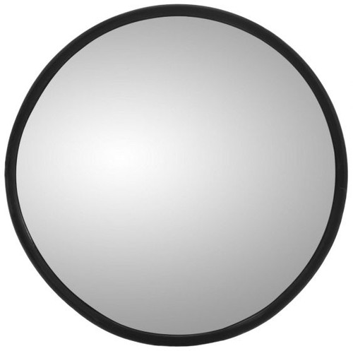 7044 SIGNAL-STAT, 4 IN., BLACK PLASTIC STICK-ON CONVEX MIRROR, ROUND, UNIVERSAL MOUNT