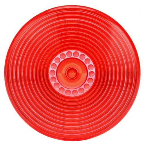 8909 SIGNAL-STAT, ROUND, RED, POLYCARBONATE, REPLACEMENT LENS FOR STOP/TURN/TAIL LIGHTS, SNAP-FIT