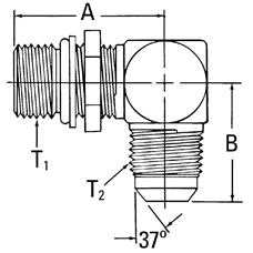 2063-4-4S ADAPTER SAE 37