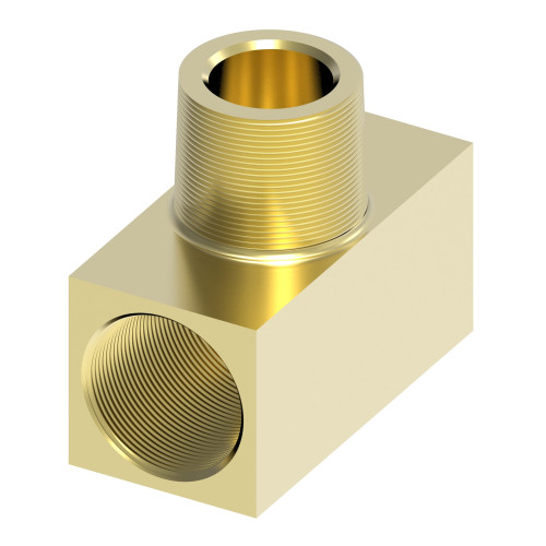 Aeroquip 3600X8-CT - Adapter Brass Pipe Tee