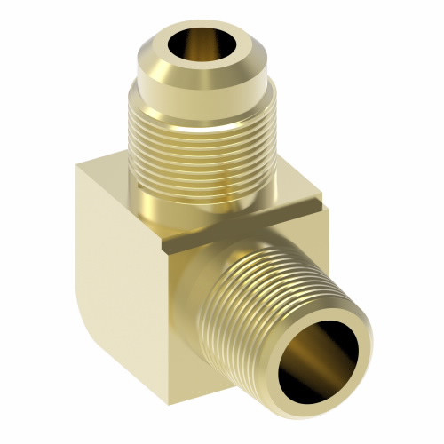 49X5 ADAPTER,BRASS,SAE45 90 D