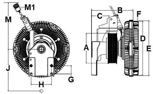 993230385 CLUTCH ASM RCX230 MX13