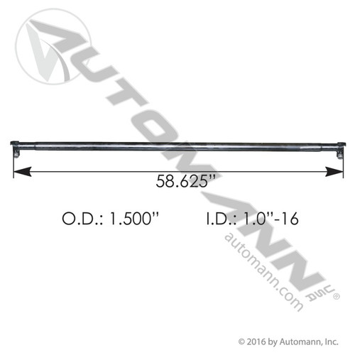 464.1363S STEERING CROSS TUBE 58.625"