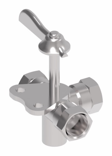 6719 VALVE BRASS SAE 45 FLARE