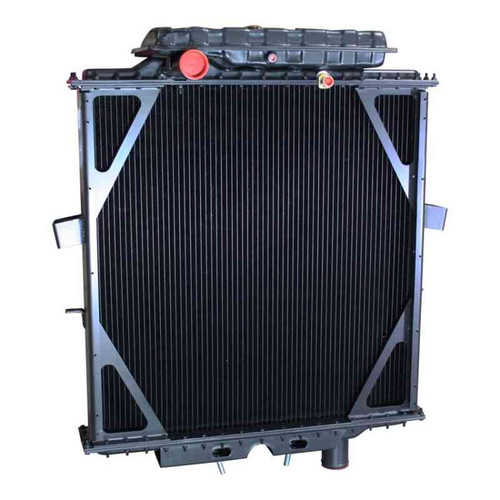 American Radiator 558036-LHD - 4 Row Bolt Together Dimpled Tube Radiator (w/Surge Tank) for Peterbilt, 357 375 378 379