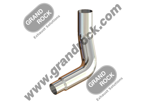 KW6-18616RC 6"2-BEND OD/R5"OD PIPE RIGHT CHR