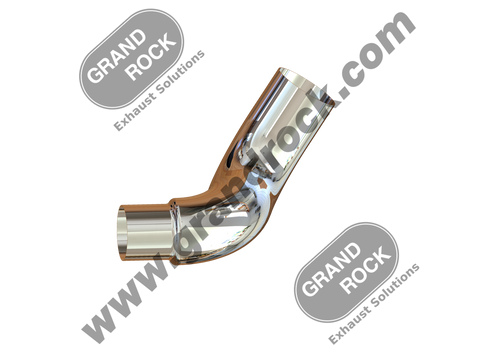 PB6-13059RC 6"2-BEND OD/R5"OD PIPE RIGHT CHR