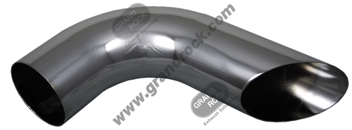 CSP-51218SC ELBOW,5"90DEG OD/MITER CHR