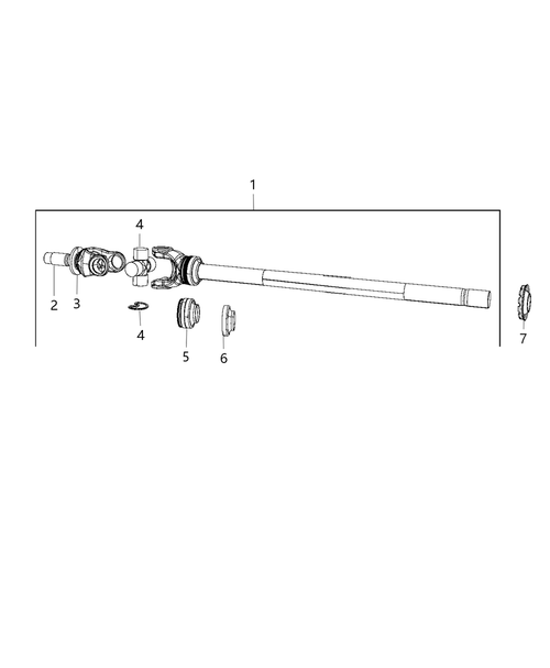 68213888AA MAGNA STEYR OUTER STUB AXLE