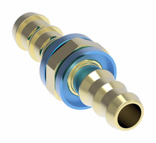 10008B-Y08 BRASS HOSE ENDS LOW PRES