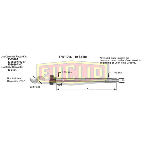 E-4900 CAMSHAFT, LEFT HAND