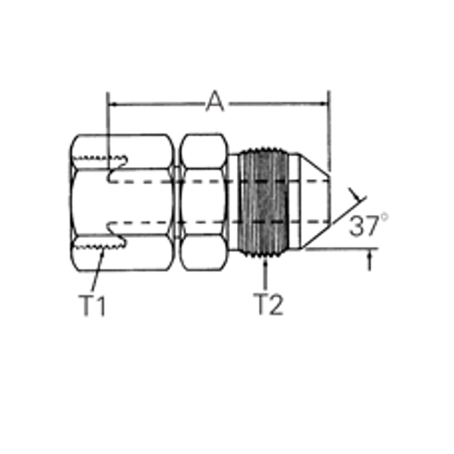 15.163-4-4 ADAPTER SAE 37