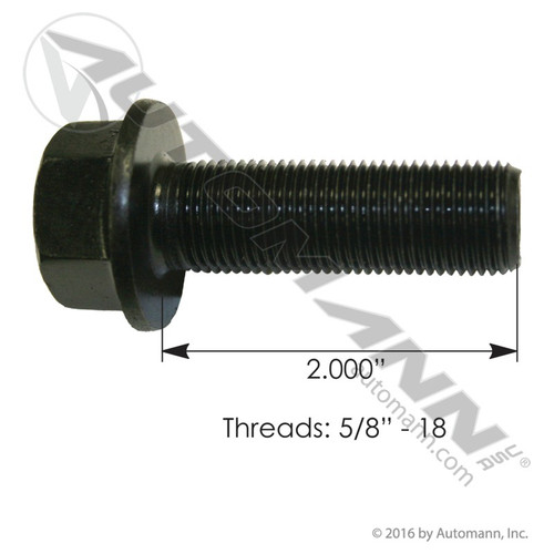 MFB580200F 5/8" X 2" FLANGE BOLT