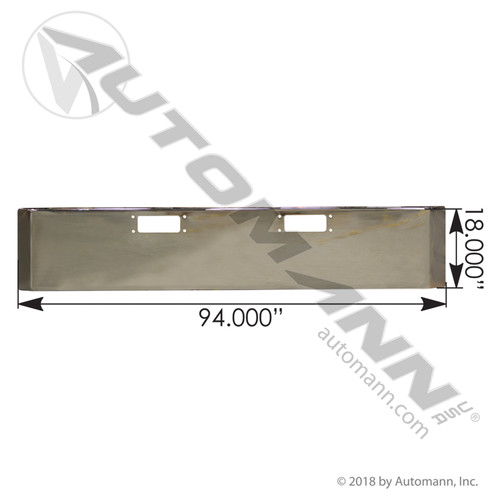 564.75115C PETERBILT PETE CHROME BUMPER 358 359 18"