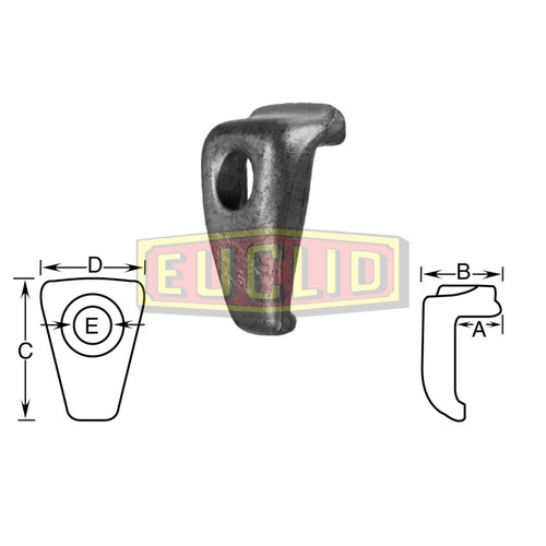 E-6054 WHEEL END - WHEEL RIM CLAMP