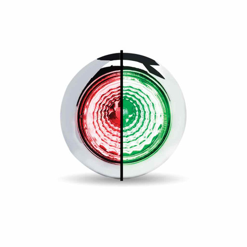 TLED-BX1RG MINI BUTTON DUAL REVOLUTION RED GREEN LED LIGHT