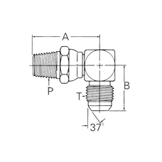 2249-12-12S ADAPTER SAE 37