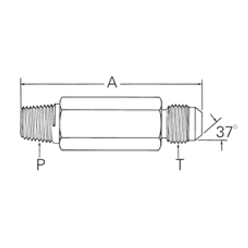 202114-2-4S ADAPTER SAE 37